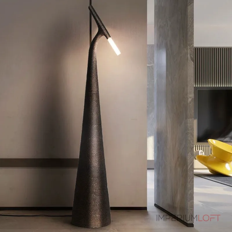 Торшер Chic Sweep с оригинальным фактурным основанием от Vinsa