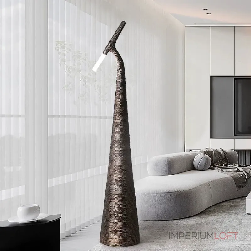 Торшер Chic Sweep с оригинальным фактурным основанием от Vinsa