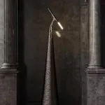 Торшер Chic Sweep с оригинальным фактурным основанием от Vinsa