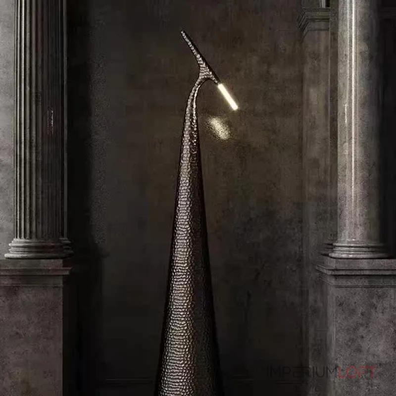 Торшер Chic Sweep с оригинальным фактурным основанием от Vinsa