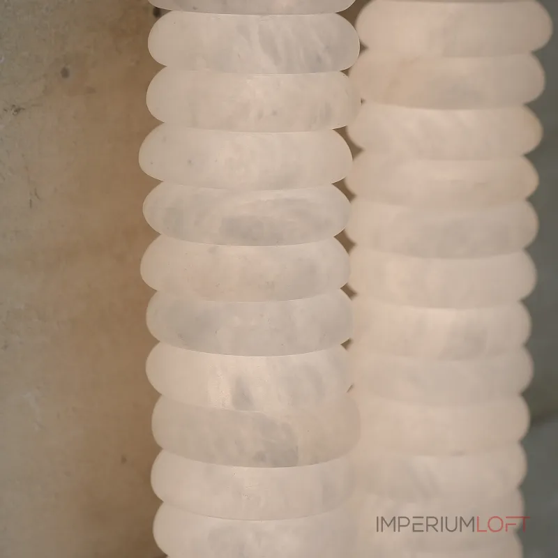 Настенный светильник Duo Glow ручной работы с мраморными плафонами от Vinsa Настенный светильник Duo Glow ручной работы с мраморными плафонами от Vinsa