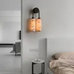 Настенный светильник Duo Glow ручной работы с мраморными плафонами от Vinsa