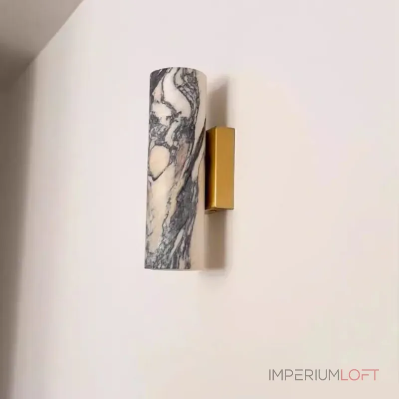 Настенный светильник Marble Fix B с мраморным плафоном от LaLume Настенный светильник Marble Fix B с мраморным плафоном от LaLume