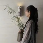 Настенный светильник Marble Fix A с плафоном из мрамора от Vinsa