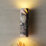 Настенный светильник Marble Fix A с плафоном из мрамора от Vinsa