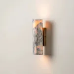 Настенный светильник Marble Fix B с мраморным плафоном от LaLume