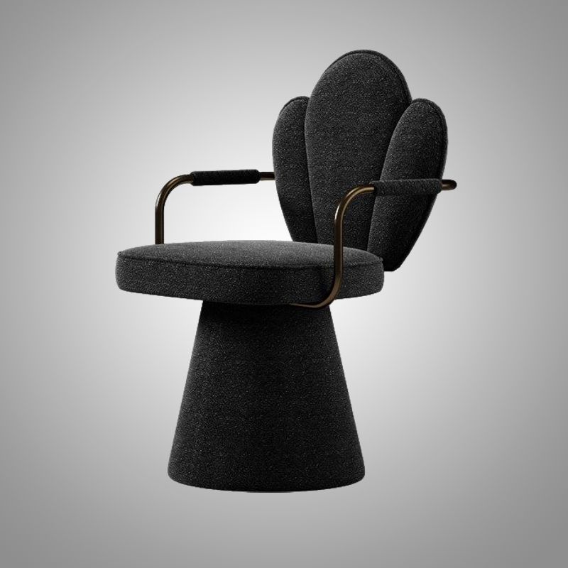 Интерьерное кресло Yulu Leaf A из вельвета с оригинальной спинкой от LaLume Интерьерное кресло Yulu Leaf A из вельвета с оригинальной спинкой от LaLume