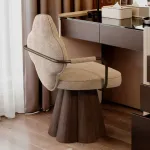 Интерьерное кресло Yulu Flower из вельвета с оригинальной спинкой от LaLume