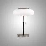 Настольная лампа Vintage Beam White с деревянной ножкой от Vinsa