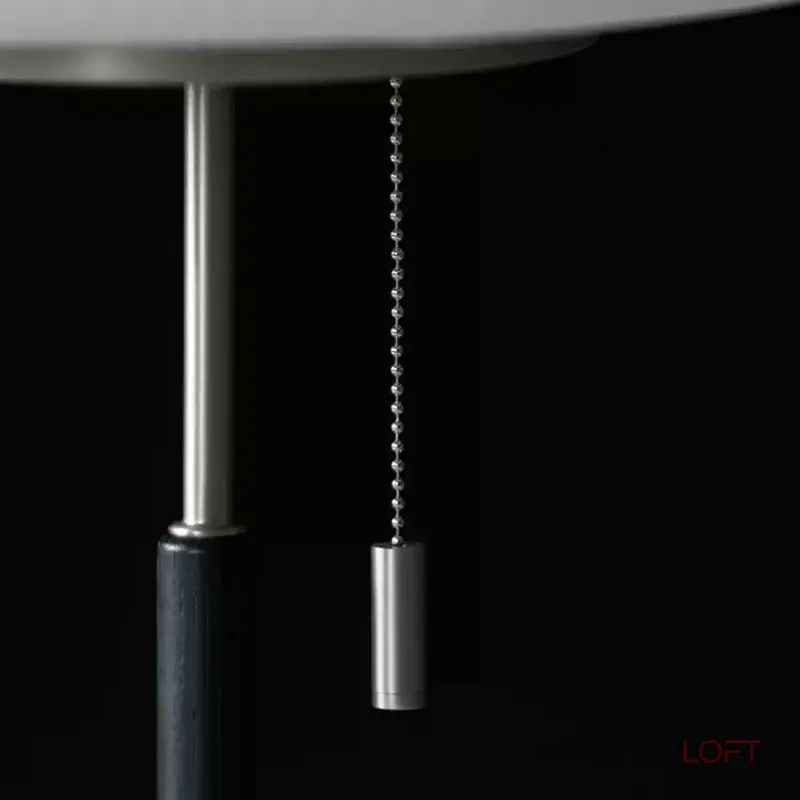 Настольная лампа Vintage Beam White с деревянной ножкой от Vinsa Настольная лампа Vintage Beam White с деревянной ножкой от Vinsa