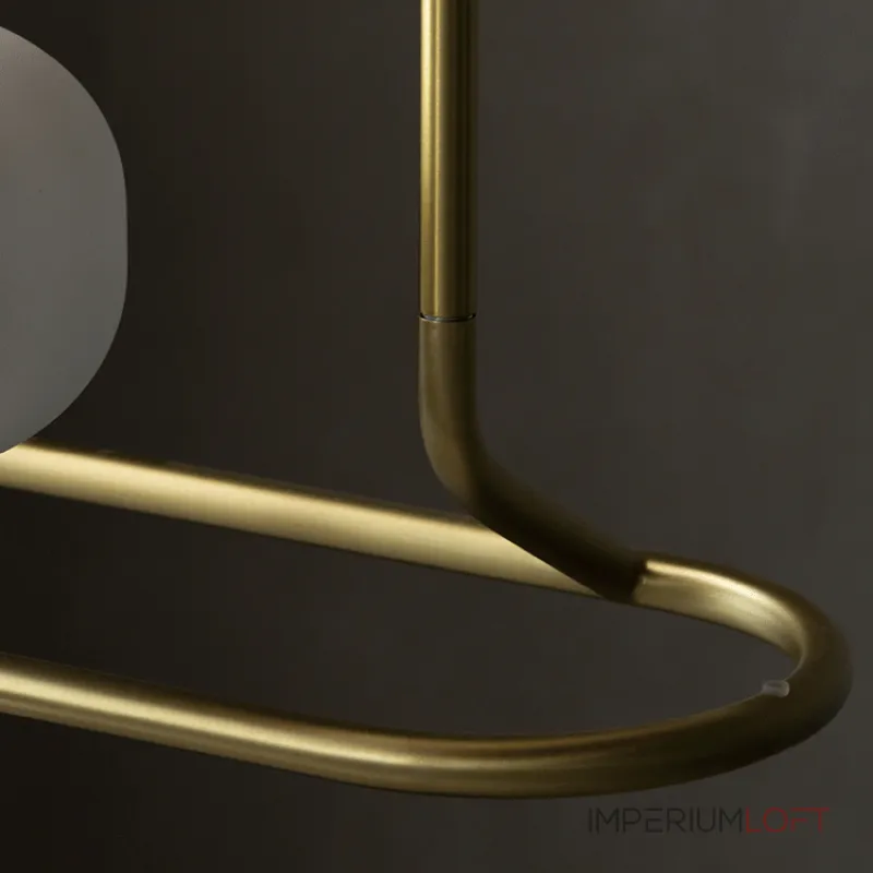 Подвесной светильник Ziilamp Cotton Gold со стеклянными плафонами в форме хлопка от Vinsa