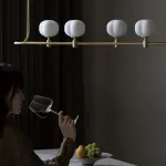 Подвесной светильник Ziilamp Cotton Gold со стеклянными плафонами в форме хлопка от Vinsa