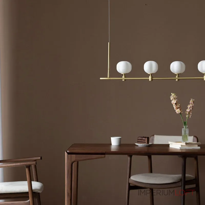 Подвесной светильник Ziilamp Cotton Gold со стеклянными плафонами в форме хлопка от Vinsa