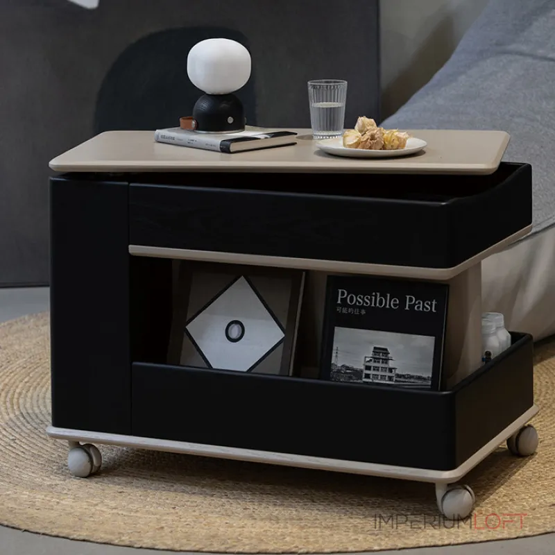 Портативная настольная лампа Mini Cotton Black со стеклянным плафоном от Vinsa