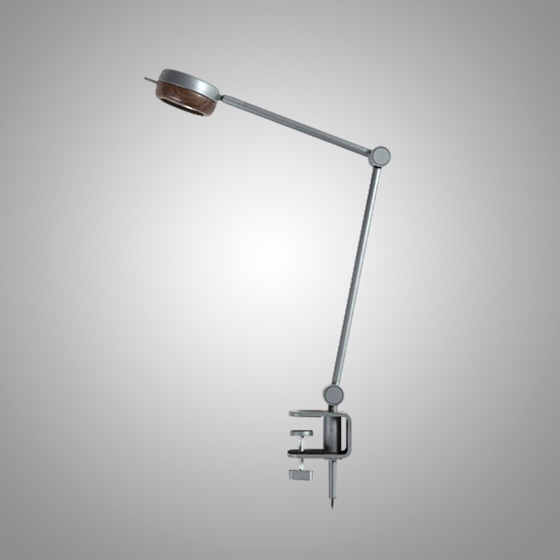 Настольная лампа Ziilamp Clip Silver с сенсорным включением от Vinsa Настольная лампа Ziilamp Clip Silver с сенсорным включением от Vinsa