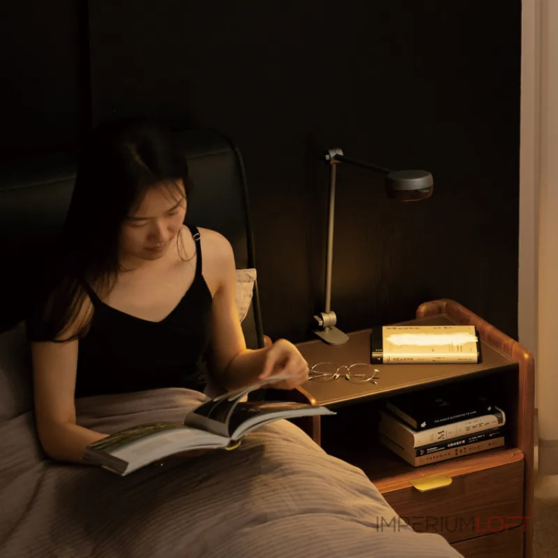 Настольная лампа Ziilamp Clip Silver с сенсорным включением от Vinsa Настольная лампа Ziilamp Clip Silver с сенсорным включением от Vinsa