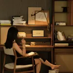 Настольная лампа Ziilamp Clip Gold с сенсорным включением от Vinsa