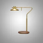 Настольная лампа Ziilamp Arc Gold с сенсорным включением от Vinsa