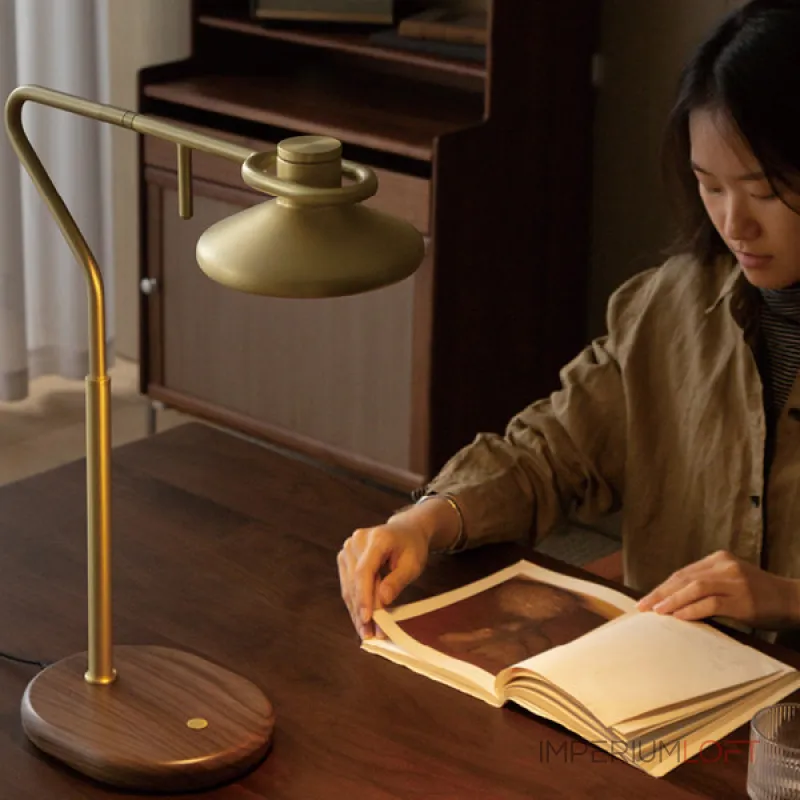 Настольная лампа Ziilamp Arc Gold с сенсорным включением от Vinsa Настольная лампа Ziilamp Arc Gold с сенсорным включением от Vinsa