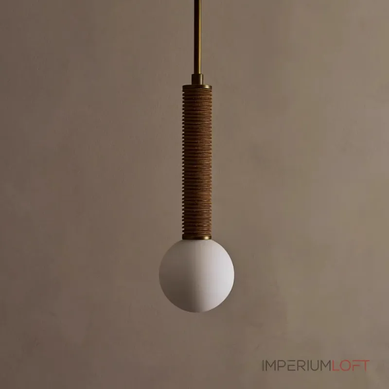 Подвесной светильник SOLF SKIN с кожаной оплеткой от Vinsa Подвесной светильник SOLF SKIN с кожаной оплеткой от Vinsa