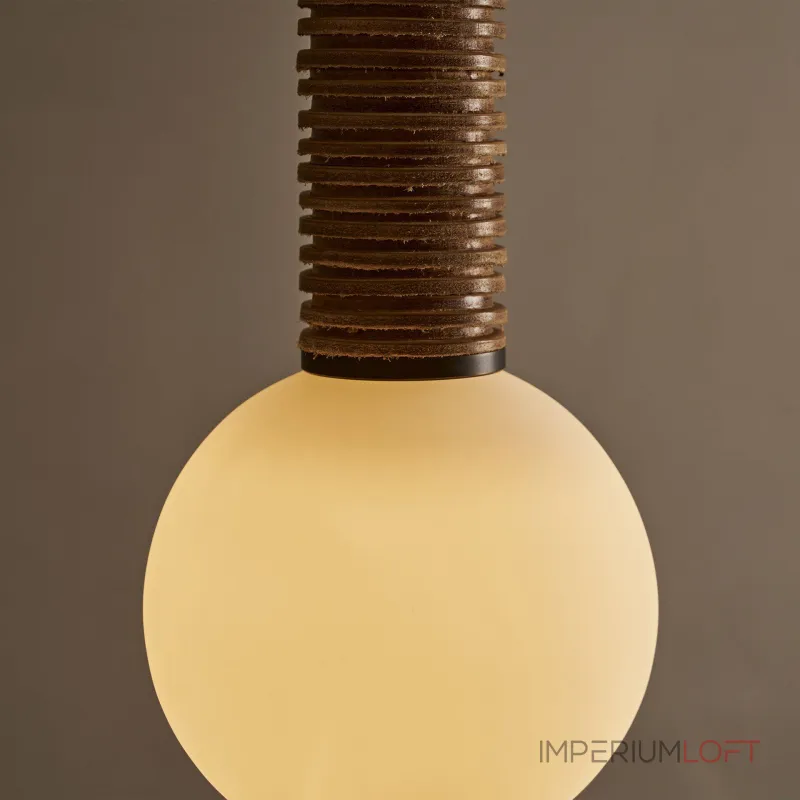 Подвесной светильник SOLF SKIN с кожаной оплеткой от Vinsa Подвесной светильник SOLF SKIN с кожаной оплеткой от Vinsa