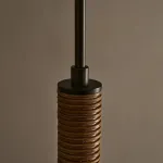 Подвесной светильник SOLF SKIN с кожаной оплеткой от Vinsa