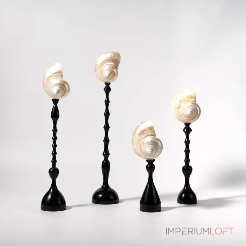 Декоративная настольная лампа Glowshell L с плафоном из ракушки от Vinsa Декоративная настольная лампа Glowshell L с плафоном из ракушки от Vinsa