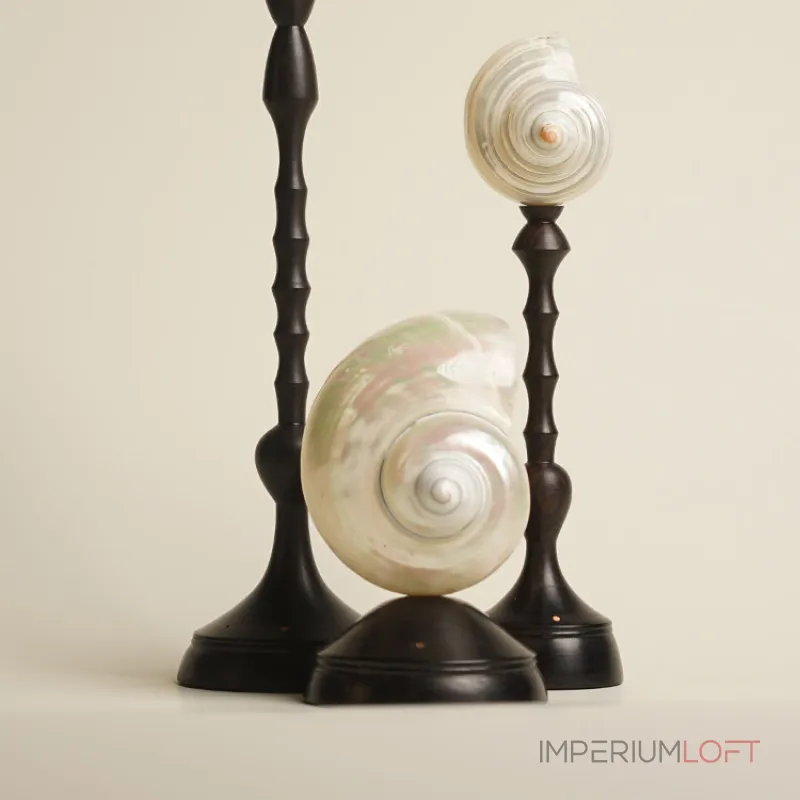 Декоративная настольная лампа Glowshell Mini с плафоном из ракушки от Vinsa