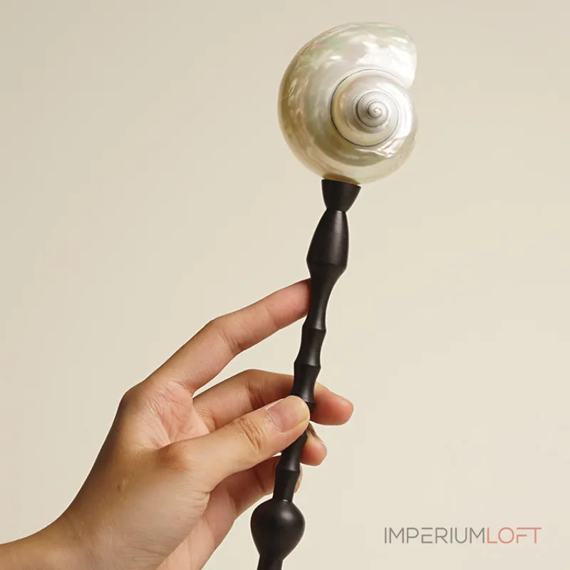 Декоративная настольная лампа Glowshell S с плафоном из ракушки от Vinsa Декоративная настольная лампа Glowshell S с плафоном из ракушки от Vinsa