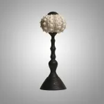 Декоративная настольная лампа Sea Urchin B с плафоном из ракушки от Vinsa