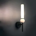 Настенный светильник SENSEI H38.5 White с декором из мрамора от ImperiumLoft