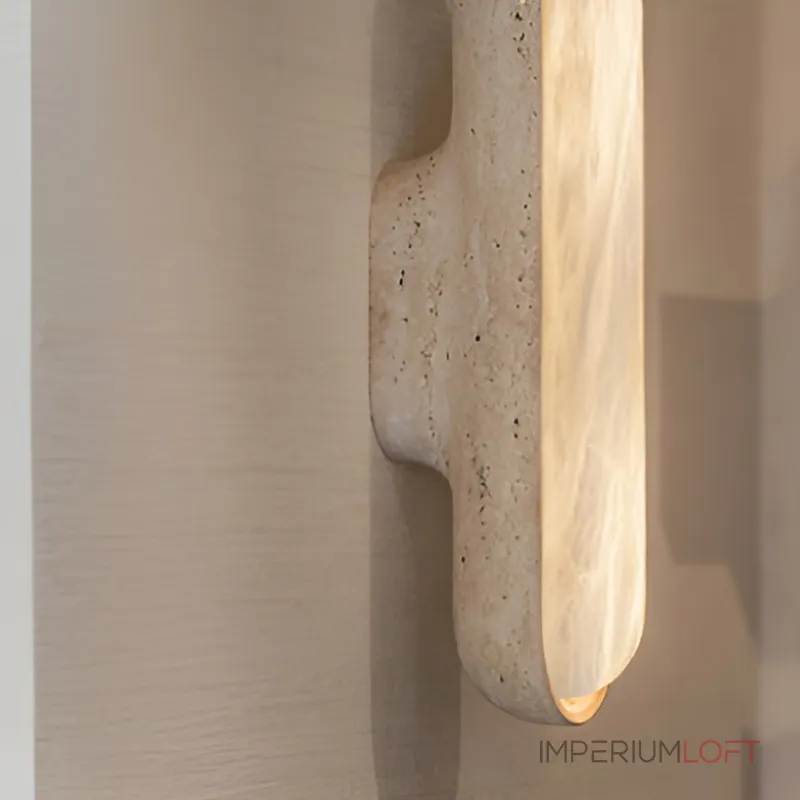 Настенный светильник Marble Muse с мраморным плафоном от Vinsa Настенный светильник Marble Muse с мраморным плафоном от Vinsa