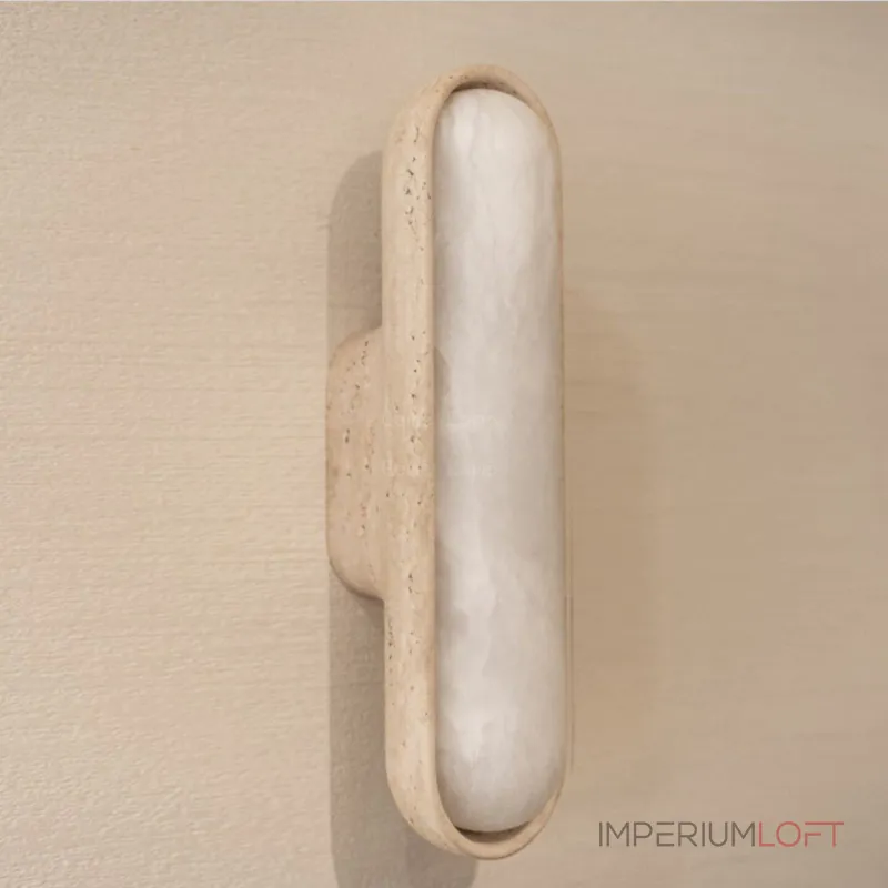 Настенный светильник Marble Muse с мраморным плафоном от Vinsa Настенный светильник Marble Muse с мраморным плафоном от Vinsa