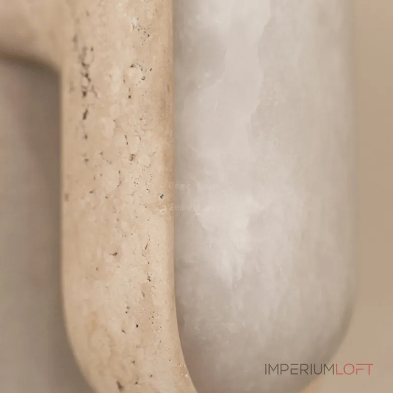 Настенный светильник Marble Muse с мраморным плафоном от Vinsa Настенный светильник Marble Muse с мраморным плафоном от Vinsa