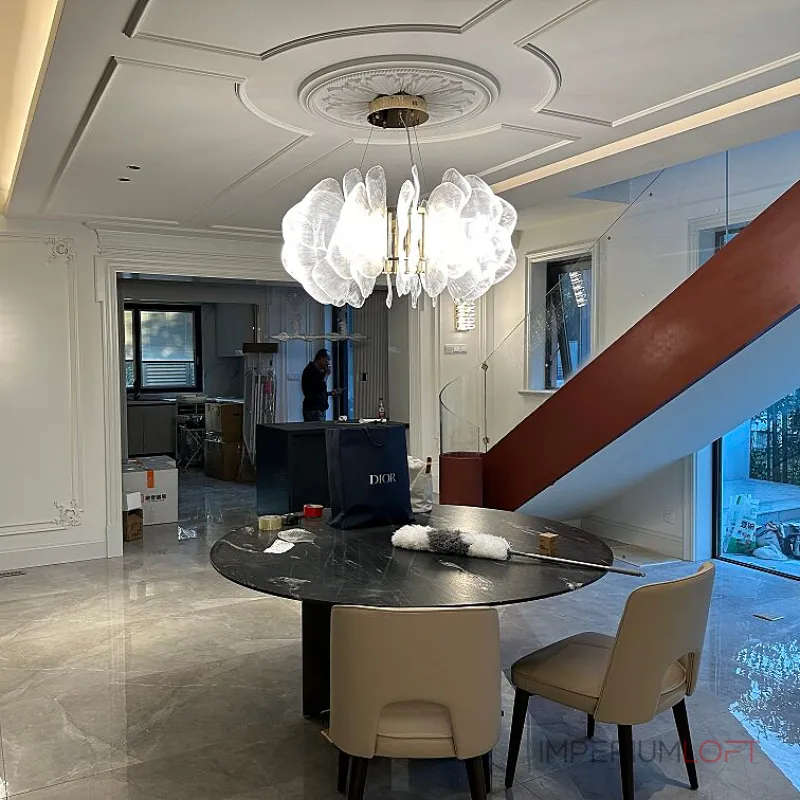 Подвесная люстра PETALS D96 с рассеивателем в форме цветочных лепестков от ImperiumLoft Подвесная люстра PETALS D96 с рассеивателем в форме цветочных лепестков от ImperiumLoft