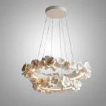 Подвесная люстра Numbo Flowers B P2 D70 D100 с цветочным декором плафона от Vinsa