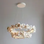 Подвесная люстра Numbo Flowers B P2 D55 D75 с цветочным декором плафона от Vinsa