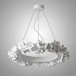 Подвесная люстра Numbo Flowers D с цветочным декором плафона от Vinsa