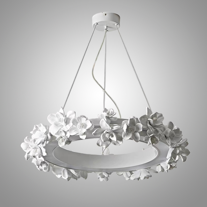 Подвесная люстра Numbo Flowers D с цветочным декором плафона от Vinsa Подвесная люстра Numbo Flowers D с цветочным декором плафона от Vinsa