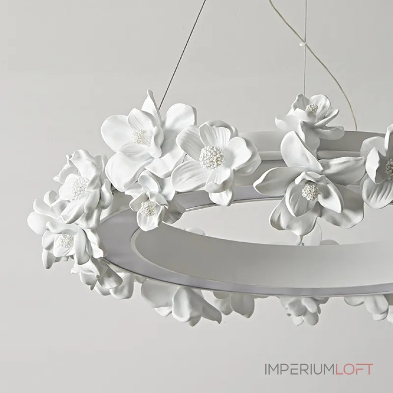 Подвесная люстра Numbo Flowers B с цветочным декором плафона от Vinsa Подвесная люстра Numbo Flowers B с цветочным декором плафона от Vinsa