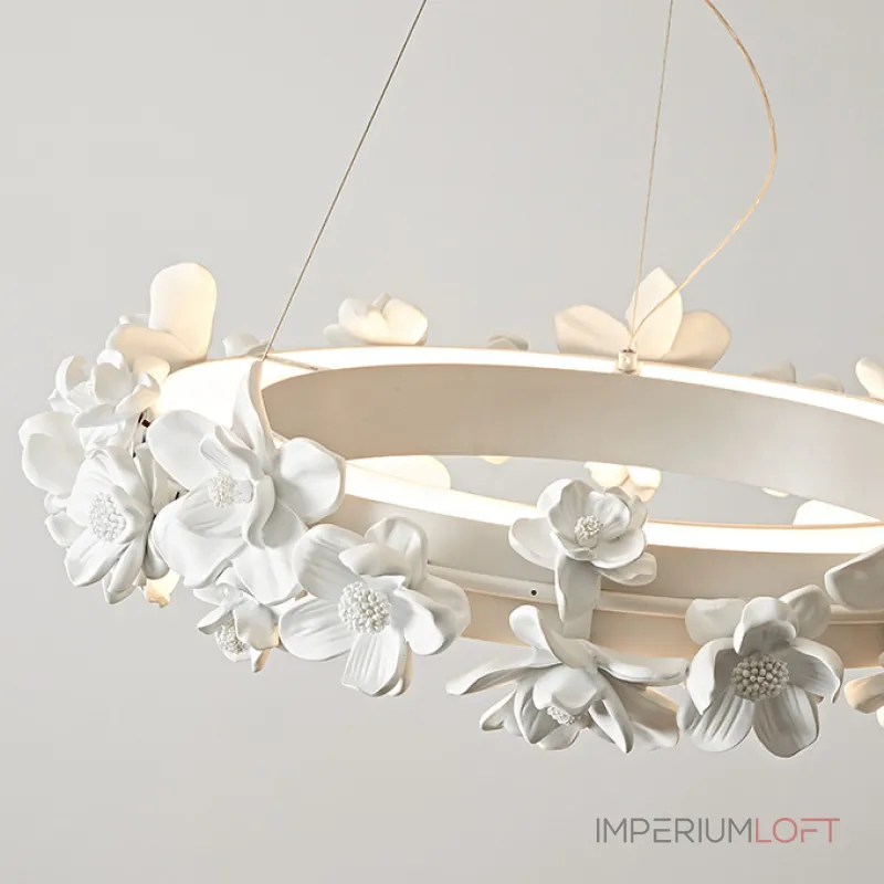 Подвесная люстра Numbo Flowers B с цветочным декором плафона от Vinsa Подвесная люстра Numbo Flowers B с цветочным декором плафона от Vinsa