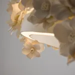 Подвесная люстра Numbo Flowers C с цветочным декором плафона от Vinsa