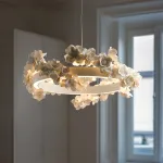 Подвесная люстра Numbo Flowers C с цветочным декором плафона от Vinsa