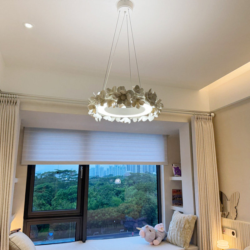 Подвесная люстра Numbo Flowers D с цветочным декором плафона от Vinsa Подвесная люстра Numbo Flowers D с цветочным декором плафона от Vinsa