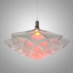 Подвесная люстра Silken Bloom A D150 с плафоном в форме цветка от Vinsa