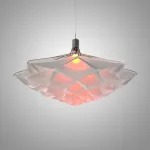 Подвесная люстра Silken Bloom A D80 с плафоном в форме цветка от Vinsa