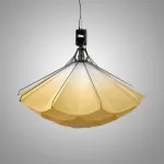 Подвесная люстра Silken Bloom В D100 с механизмом раскрытия с плафоном в форме цветка от Vinsa