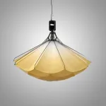 Подвесная люстра Silken Bloom В D80 с механизмом раскрытия с плафоном в форме цветка от Vinsa