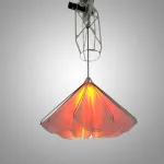 Подвесная люстра Silken Bloom C D120 с механизмом раскрытия и подъёма с плафоном в форме цветка от Vinsa