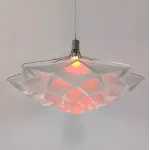 Подвесная люстра Silken Bloom A D150 с плафоном в форме цветка от Vinsa